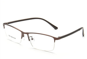 Myopia Glasses Frame Steel Plate Half-rim Glasses-computer Eyeglasses Frames Frame Eyewear Male