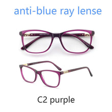 Load image into Gallery viewer, Myopia Glasses Frame Women Blue light blocking Glasses Vintage Computer Eyewear Diamond Optical Eyeglasses oculos OCCI CHIARI