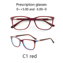 Load image into Gallery viewer, Myopia Glasses Frame Women Blue light blocking Glasses Vintage Computer Eyewear Diamond Optical Eyeglasses oculos OCCI CHIARI