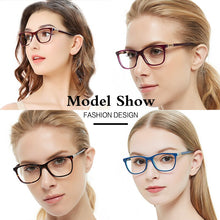 Load image into Gallery viewer, Myopia Glasses Frame Women Blue light blocking Glasses Vintage Computer Eyewear Diamond Optical Eyeglasses oculos OCCI CHIARI