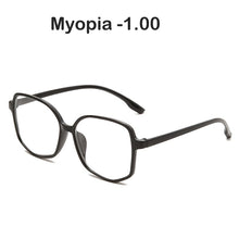 Load image into Gallery viewer, Myopia Glasses with Degree Finished Myopic Glasses 0 -1.0 -1.5 -2.0 -2.5 -3.0 -4.0 Anti Blue Optical Eyeglasses Frame