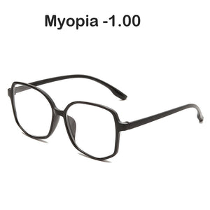 Myopia Glasses with Degree Finished Myopic Glasses 0 -1.0 -1.5 -2.0 -2.5 -3.0 -4.0 Anti Blue Optical Eyeglasses Frame