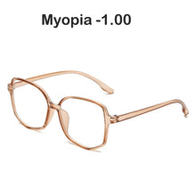 Load image into Gallery viewer, Myopia Glasses with Degree Finished Myopic Glasses 0 -1.0 -1.5 -2.0 -2.5 -3.0 -4.0 Anti Blue Optical Eyeglasses Frame