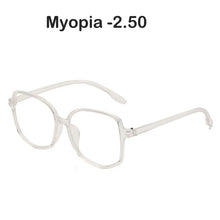 Load image into Gallery viewer, Myopia Glasses with Degree Finished Myopic Glasses 0 -1.0 -1.5 -2.0 -2.5 -3.0 -4.0 Anti Blue Optical Eyeglasses Frame