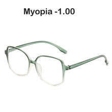 Load image into Gallery viewer, Myopia Glasses with Degree Finished Myopic Glasses 0 -1.0 -1.5 -2.0 -2.5 -3.0 -4.0 Anti Blue Optical Eyeglasses Frame