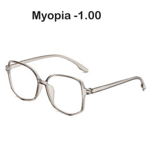 Load image into Gallery viewer, Myopia Glasses with Degree Finished Myopic Glasses 0 -1.0 -1.5 -2.0 -2.5 -3.0 -4.0 Anti Blue Optical Eyeglasses Frame