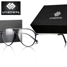 Load image into Gallery viewer, Myopia Optical Computer Glasses Frame Men Anti Blue Light Prescription Eyeglasses Frame Eyewear Korea Aviation TR90 Spectacles