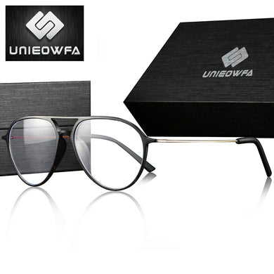 Myopia Optical Computer Glasses Frame Men Anti Blue Light Prescription Eyeglasses Frame Eyewear Korea Aviation TR90 Spectacles