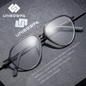 Myopia Optical Computer Glasses Frame Men Anti Blue Light Prescription Eyeglasses Frame Eyewear Korea Aviation TR90 Spectacles