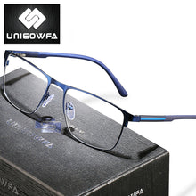 Load image into Gallery viewer, Myopia Optical Glasses Frame Men Custom Prescription Eyeglasses Frame Male Korea Rectangle Stainless Steel Spectacles Frame 2022