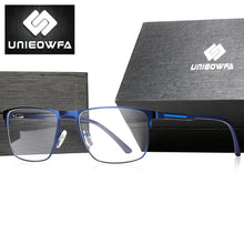 Load image into Gallery viewer, Myopia Optical Glasses Frame Men Custom Prescription Eyeglasses Frame Male Korea Rectangle Stainless Steel Spectacles Frame 2022