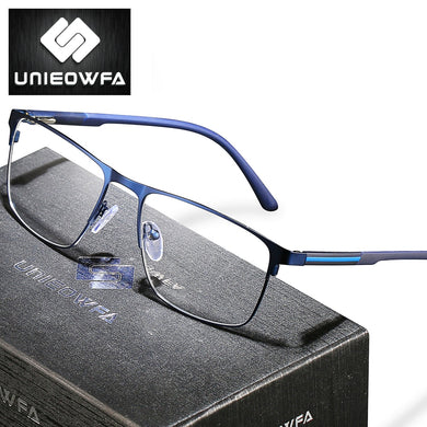 Myopia Optical Glasses Frame Men Custom Prescription Eyeglasses Frame Male Korea Rectangle Stainless Steel Spectacles Frame 2022