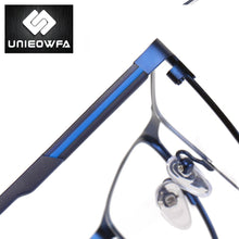 Load image into Gallery viewer, Myopia Optical Glasses Frame Men Custom Prescription Eyeglasses Frame Male Korea Rectangle Stainless Steel Spectacles Frame 2022