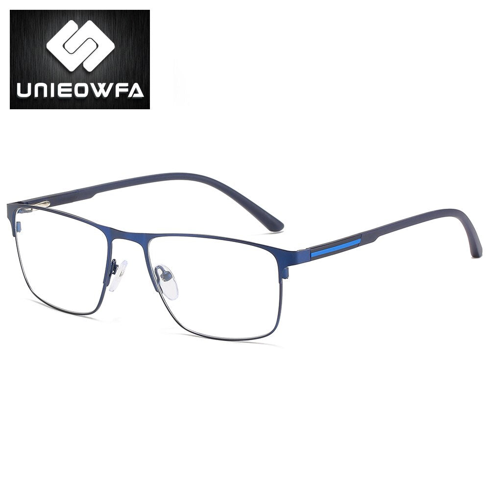 Myopia Optical Glasses Frame Men Custom Prescription Eyeglasses Frame Male Korea Rectangle Stainless Steel Spectacles Frame 2022