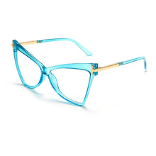 Load image into Gallery viewer, Myopia Prescription Glasses Women Men Cat Eye Clear Glasses Optical Eyeglasses Frame Transparent Lens Spectacle Frame Unisex