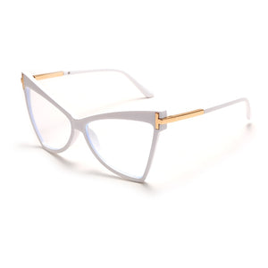Myopia Prescription Glasses Women Men Cat Eye Clear Glasses Optical Eyeglasses Frame Transparent Lens Spectacle Frame Unisex