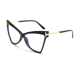 Myopia Prescription Glasses Women Men Cat Eye Clear Glasses Optical Eyeglasses Frame Transparent Lens Spectacle Frame Unisex