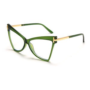 Myopia Prescription Glasses Women Men Cat Eye Clear Glasses Optical Eyeglasses Frame Transparent Lens Spectacle Frame Unisex
