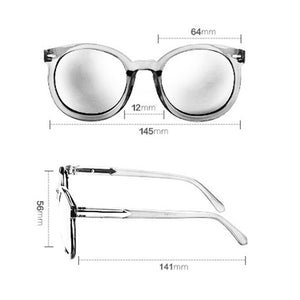 Myopia Sunglasses Women Round Mirrored -1.0/-1.5/-2.0/-2.5/-3.0/-3.5/-4.0 with Degree Sun Glasses for Female Grade Point