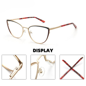 Myopia Women's Glasses Optical Retro Prescription Glasses Grade Female Reading Glasses Cat Eye Eyeglass Frames Brand NEW YINSQER