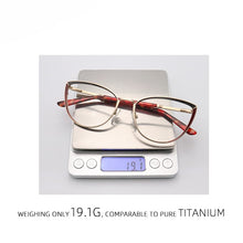 Load image into Gallery viewer, Myopia Women&#39;s Glasses Optical Retro Prescription Glasses Grade Female Reading Glasses Cat Eye Eyeglass Frames Brand NEW YINSQER