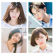 Load image into Gallery viewer, Myopic eye frame female Korean version tide degree polygonal net red eye flat lens anti blue radiation eye frame