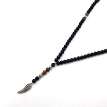 Load image into Gallery viewer, 2018 Fashion New Men Necklace Beads Anchor Feather Hand Tree Pendant Necklace For Men Chain Jewelry