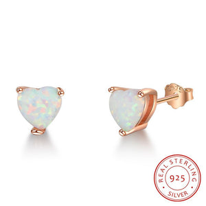 NE29 women fine jewelry,fashion love heart shape earring,925 sterling silver ear stud to beloved girl