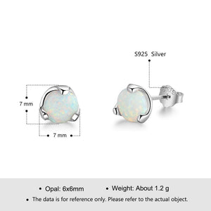 NE35 women fine jewelry,simple and fashion three catch opal ear nail,925 sterling silver earring for yuang lady