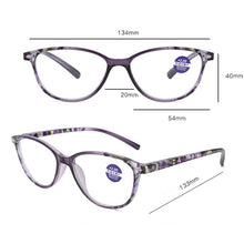 Load image into Gallery viewer, +1.0 1.5 2.0 2.5 3.0 3.5 4.0 Diopter Reading Glasses Men Women Unisex Eyeglasses Retro Anti-blue Light Presbyopia Eyewear