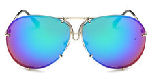 Load image into Gallery viewer, Big Brand design Aviation sunglasses Men shades mirror female Sun Glasses for women eyewear Kim Kardashian oculo