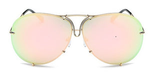 Big Brand design Aviation sunglasses Men shades mirror female Sun Glasses for women eyewear Kim Kardashian oculo