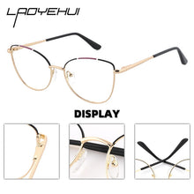 Load image into Gallery viewer, Cat Eye Optical Round Prescription Glasses Without Degree Fake Decorative Glasses Eyeglasses Frame For Women Myopia Eyewear