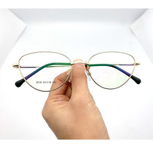 Load image into Gallery viewer, Cat Eye Optical Women&#39;s Decorative Eyeglasses Frames Prescription Glasses Without Diopters  Fake Glasses Metal Fashion