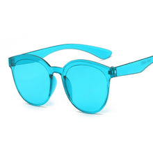 Load image into Gallery viewer, Cute Sexy Retro Cat Eye Sunglasses Women Small Black White Triangle Vintage Round Sun Glasses Female Uv400