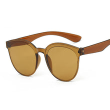 Load image into Gallery viewer, Cute Sexy Retro Cat Eye Sunglasses Women Small Black White Triangle Vintage Round Sun Glasses Female Uv400