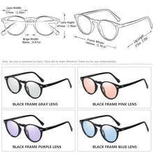 Load image into Gallery viewer, DESIGN Ultralight TR90 Polarized Round Photochromic Sunglasses Men Women UV400 Lens Sun Glasses Discoloration Shades Glasses
