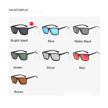 Load image into Gallery viewer, DESIGN Ultralight TR90 Polarized Sunglasses Men Women Driving Square Style Sun Glasses Male Goggle UV400 Gafas De Sol