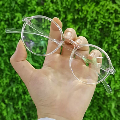 Women Glasses Frame Men Eyeglasses Frame Vintage Round Clear Lens Glasses Optical Spectacle Frame Transparent