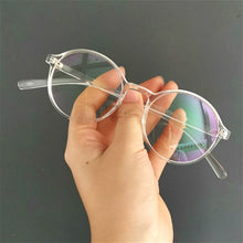 Load image into Gallery viewer, Women Glasses Frame Men Eyeglasses Frame Vintage Round Clear Lens Glasses Optical Spectacle Frame Transparent