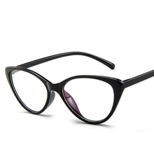 Load image into Gallery viewer, Women&#39;s Computer Glasses Cat EyeGlasses Frame Female Transparent Round Glasses Anti Radiation Glasses UV400 Protect