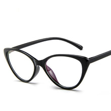 Load image into Gallery viewer, Women&#39;s Computer Glasses Cat EyeGlasses Frame Female Transparent Round Glasses Anti Radiation Glasses UV400 Protect