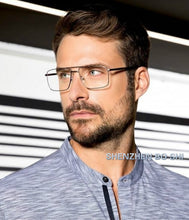 Load image into Gallery viewer, square frame vintage eyeglasses Men Oversized Big Size Women Clear Lens Glasses Optical Spectacle Frame Glasses