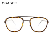 Load image into Gallery viewer, Men eyeglasses Titanium Glasses Frame Denmark Brand Design Vintage Round prescription optical  Myopia eyewear metal