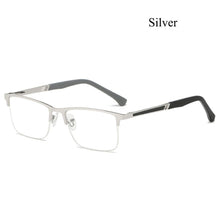 Load image into Gallery viewer, Men&#39;s Business Anti Blue Light Eyewear Progressive Multifocal Reading Glasses Men Metal Glasses Frame Optical Glasse