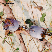 Load image into Gallery viewer, Retro Small Square Metal Steampunk Sunglasses Women Men Glasses Vintage Female  Alloy Frame Eyewear