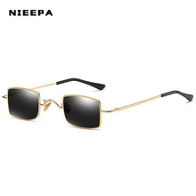 Load image into Gallery viewer, Retro Small Square Metal Steampunk Sunglasses Women Men Glasses Vintage Female  Alloy Frame Eyewear