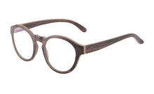 Load image into Gallery viewer, NEW Round Wood Glasses Frames Men Clear Lens Prescription eyeglass Frames Computer Reading Glasses Women With Box FT3008