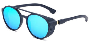 Round men's sunglasses Cyberpunk style steampunk sunglasses Classic Punk Sunglasses outdoor driving fishing glassess