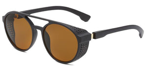 Round men's sunglasses Cyberpunk style steampunk sunglasses Classic Punk Sunglasses outdoor driving fishing glassess